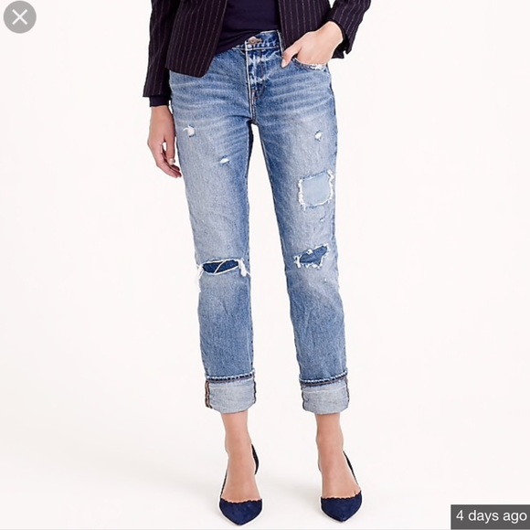 J. Crew Denim - J. Crew Broken-In Boyfriend Jeans In Harbor Wash